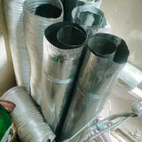 لوله استیل برای هواکش بزرگ و کوچک دارم