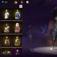 اکانت فری فایر طاق با گپ