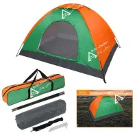 چادر مسافرتی 3 کمپ میله ای عصایی ۳ سه نفره وارداتی