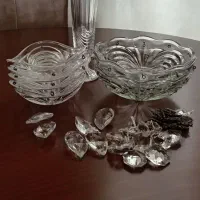 کاسه و قطعات لوستر|لوستر و چراغ آویز|تهران, آبشار|دیوار