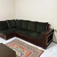 مبل ال پازلی ۱۰ نفره همراه میز جلو مبلی|مبلمان خانگی و میز عسلی|تهران, مجیدیه|دیوار