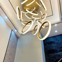 لوستر سقفی حلقه ای عمودی کد 2222|لوستر و چراغ آویز|تهران, چیتگر جنوبی|دیوار