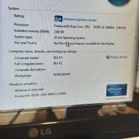 کامپیوتر رومیزی کمکار سالم و مانیتور LG و۱۷ اینچ|رایانه رومیزی|مشهد, آزادشهر|دیوار