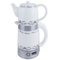 چای‌ساز شیک و سالم طرح گل‌دار
