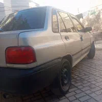 پراید مدل 85 انژکتور نقره ای دور رنگ سقف آفتاب س|خودرو سواری و وانت|تربت جام, جامی|دیوار