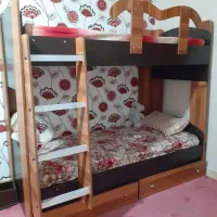 تخت دو طبقه|تخت و سرویس خواب|فردیس, قریشی|دیوار
