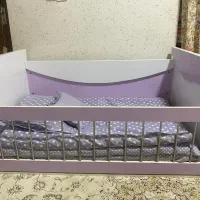 تخت و تشک کودک در حد نو|تخت و سرویس خواب|تالش, هشتپر|دیوار