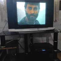 تلویزیون در حد نو با میزش|تلویزیون و پروژکتور|فاضل آباد, |دیوار