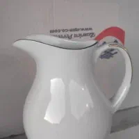 پارچ آب خط طلا و دسته طلایی