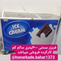 فریزر بستنی ۶۰۰لیتری سالم