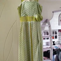 لباس نامزدی رنگ سبز،فقط یکبار پوشیده شده