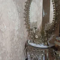 آیینه شمعدان تمام برنجی