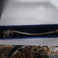 دستبند نقره بسیار زیبا کله اژدها قدیمی نونو