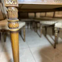 میز غذا خوری|میز و صندلی غذاخوری|تهران, درختی|دیوار