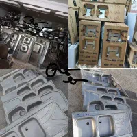 سینک های دوقلو روکار و توکار درحدنو سمساری کوهکن