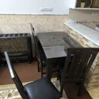 میز ناهار خوری چهار نفره چوبی