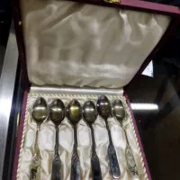 قاشق نقره عتیقه استرلینگ دانمارکی