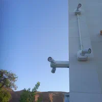 استخدام نیرو ساده جهت نصب دوربین کرکره جک پارکینگی