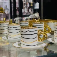 انواع ظروف سرامیکی و چینی طلاکوب وارداتی اصل