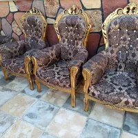 مبل سلطنتی 9 نفره فقط 8/800|مبلمان خانگی و میز عسلی|نیشابور, عدالت|دیوار