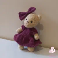 خرس بافتنی (دست بافت)|اسباب‌بازی بچه|کرج, ساسانی (قلمستان)|دیوار