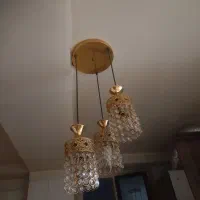 دو عدد لوستر|لوستر و چراغ آویز|رباطکریم, رباطکریم|دیوار