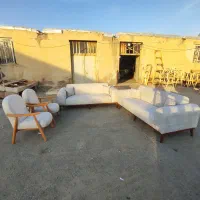 مبل دسته چوبی کد6525