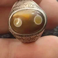 انگشتر  نقره   نگین شناسنامه دار