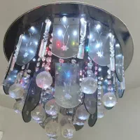 لوستر کریستالی + اتو برقی