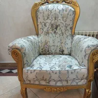 مبل استیل(سلطنتی) همراه با ساعت ایستاده|مبلمان خانگی و میز عسلی|آمل, |دیوار