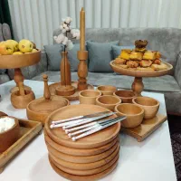 ست پذیرایی چوبی|ظروف سرو و پذیرایی|ایزدخواست, |دیوار