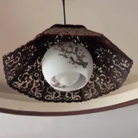 لوستر چوبی