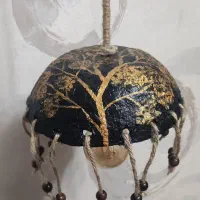 لوستر پاپیه ماشه|لوستر و چراغ آویز|کاشان, طالقانی|دیوار