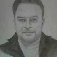 کادوشب یلدانقاشی چهره سیاه قلم