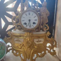ساعت انتیک دو کوک رومیزی، فرانسه