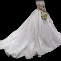 لباس عروس سنگدوزی شده شیک