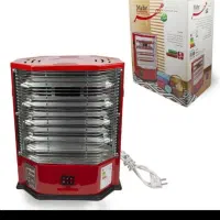 بخاری برقی مهر فن دار ۱۵۰۰ وات ۴ المنت شیشه ای