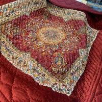 لحاف کرسی سناتور سلطنتی با لوازم کامل فول کار اعلا