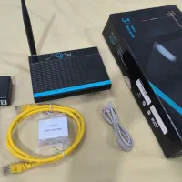 مودم وای‌فای ADSL2 Plus سالم و تمیز با تمام وسایل