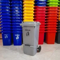 سطل زباله چرخدار پدالدار