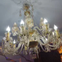 لوستر سلطنتی شیشه ای اصل ترک نو نو|لوستر و چراغ آویز|تهران, وصفنارد|دیوار