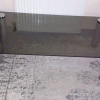 میز پذیرایی شیشه ای بزرگ