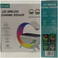 چراغ خواب، اسپیکر و شارژر بی‌سیم مدل BT2301|پخش‌کننده همراه|کیش, |دیوار