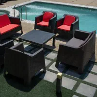 میز وصندلی باغی میز وصندلی ویلایی فضایی باز