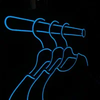 تولید انواع تابلو نئون فلکسی و آل ای دی روان|ریسه و چراغ تزئینی|برخوار, |دیوار