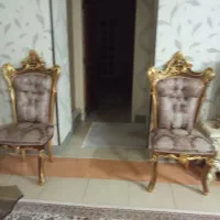 مبلمان استیل سلطنتی ۹نفره|مبلمان خانگی و میز عسلی|بروجرد, |دیوار