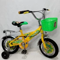 دوچرخه وارداتی زرد قناری سایز۱۲         مناسب کادو