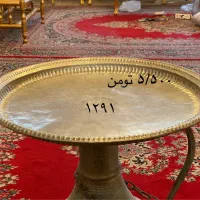 ظروف مسی قدمت سال ۱۲۶۳|کلکسیون اشیاء عتیقه|یزد, |دیوار