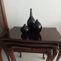 گلدان دکوری مشکی