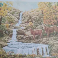 تابلو فرش نخ و نقشه